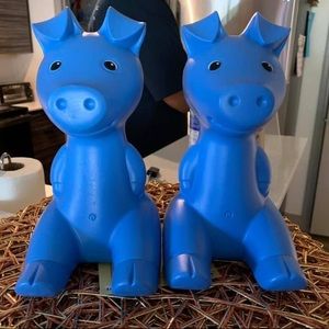 Ikea Blue Piggy Banks